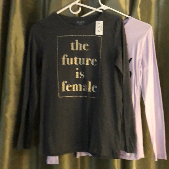 The Children's Place Other - 2 Girl’s long sleeve tees being sold together